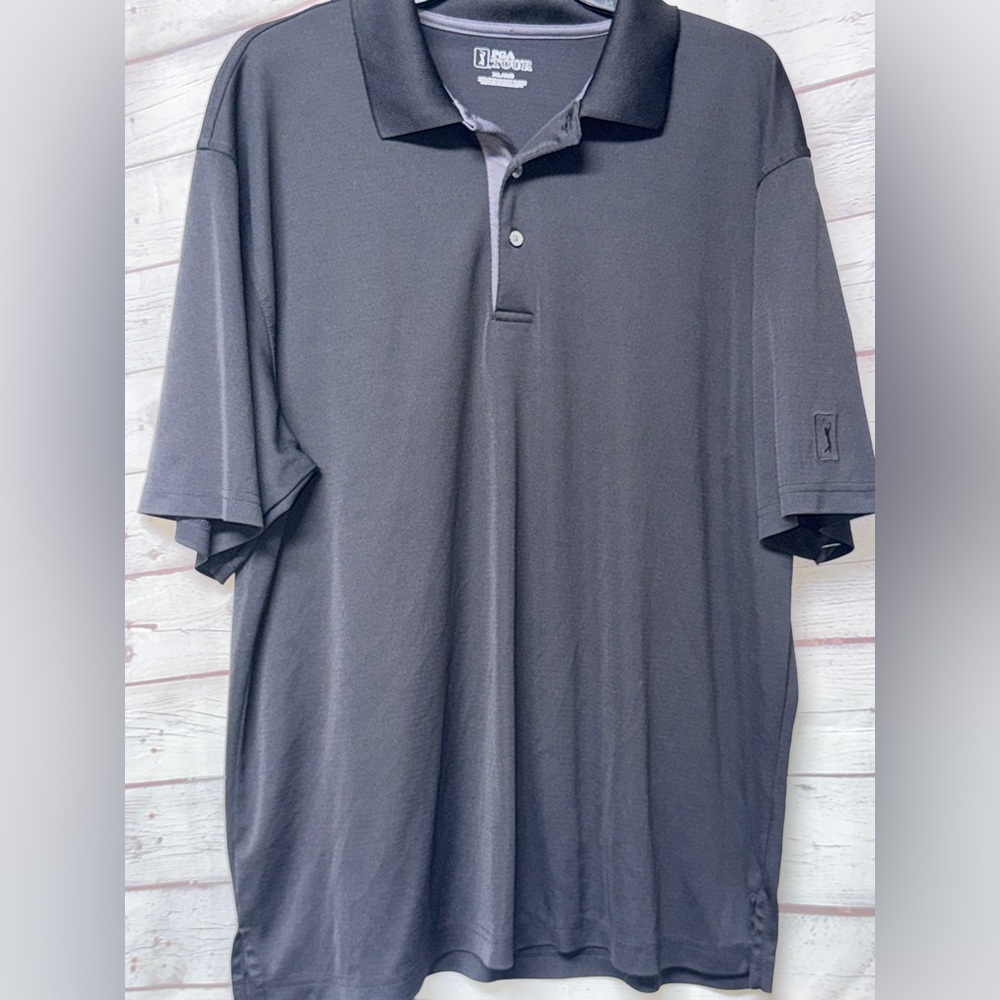 PGA Tour Charcoal Polo Shirt